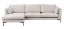 Sofa \'Corwin\' Sjeselong venstre - Lys beige