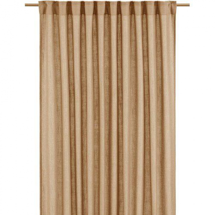 Gardin \'Cecil\' 2-pack 145x260 - Brun i gruppen Interiør / Tekstiler / Gardiner hos Reforma (1339-20-006)