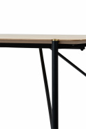 Spisebord \'Hornstull\' 160x90cm - Eik/Svart