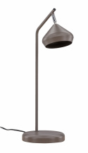 Bordlampe \'Kalix\' - Semsket skinn