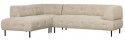 Venstre hjörnesofa \'Lloyd\' - Beige