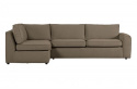 Hjörnesofa venstre \'Dark Sand\' Brun