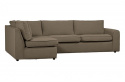 Hjörnesofa venstre \'Dark Sand\' Brun