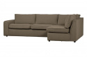 Hjörnesofa höyre \'Dark Sand\' - Brun