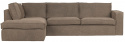 Sofa \'Freddie\' 4-seter - Lys brun