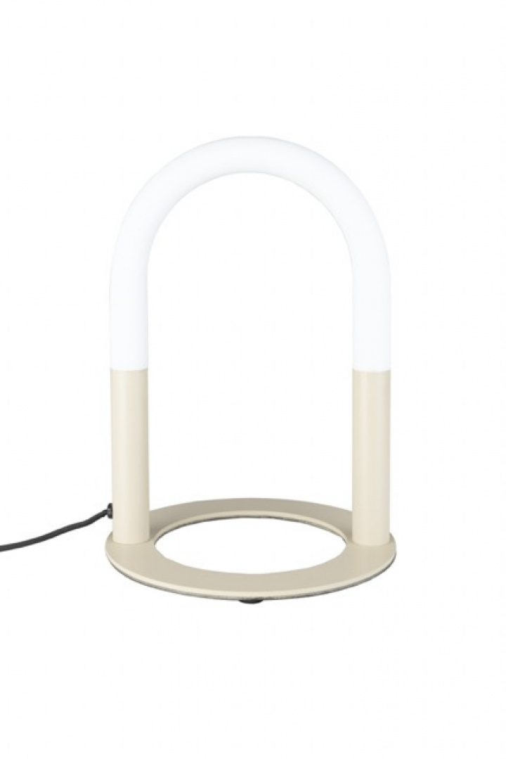 Bordlampe \'Arch\' 25x25 - Beige i gruppen Belysning / Lamper / Bordlamper hos Reforma (5200167)