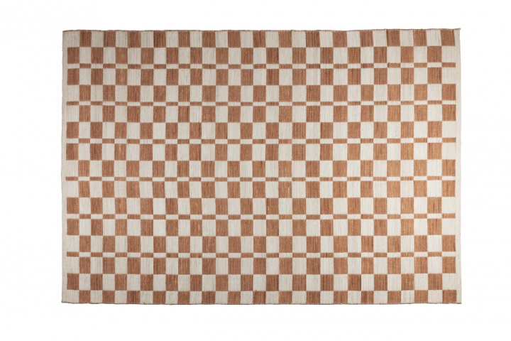 Teppe \'Checker\' 160x230cm - Beige i gruppen Interiør / Tepper hos Reforma (6100126)