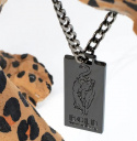 Salongbord \'Dope as hell\' - Leopard