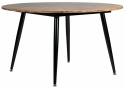 Spisebord \'Round\' Rundt 130cm - Mørkt tre