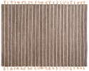 Teppe \'Striped Sand\' 160x230cm - Naturlige 