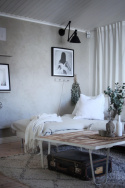 Sofabord Vintage - Hvit patina/Tre