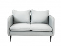 Sofa \'Posh\'- 2-seters platinagrå/svart