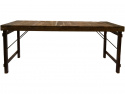 Spisebord Vintage 180x90cm - Tre/Jern